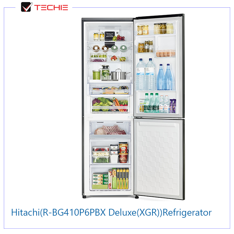 Hitachi--(R-BG410P6PBX-Deluxe-(XGR))-Refrigerator-open
