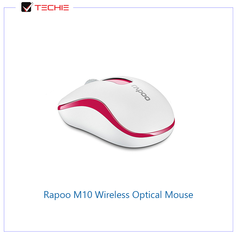 Rapoo-M10-Wireless-Optical-Mouse-red