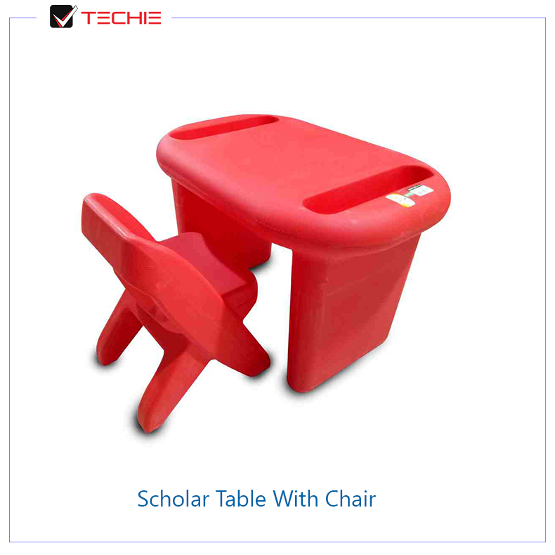 Scholar-Table-With-Chair-red