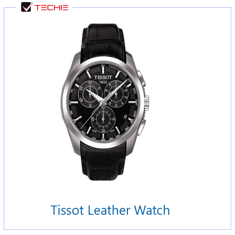 Tissot-Leather-Strap-Chronograph-Watch