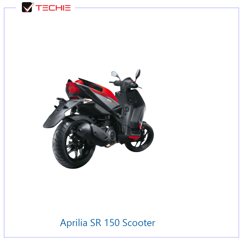 Aprilia-SR-150-Scooter-back-red